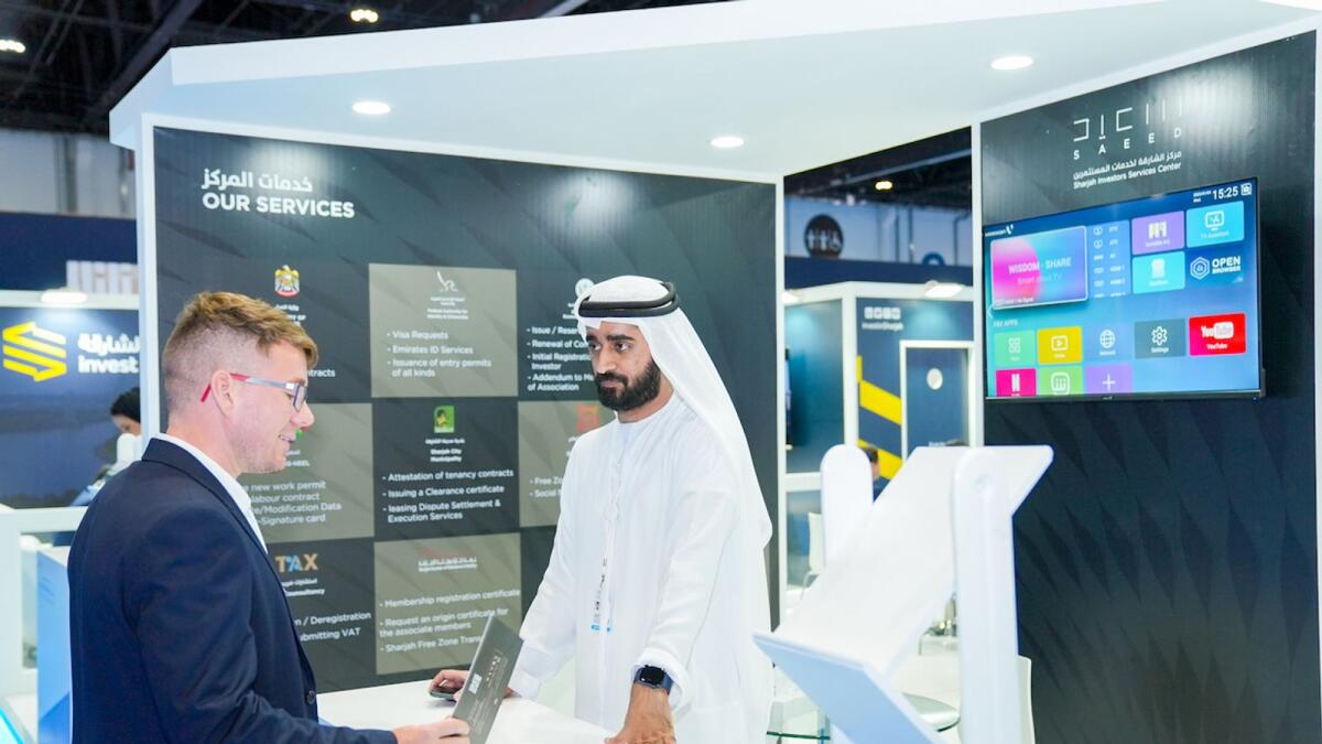 شاركت الشارقة في الحدث الدولي السنوي الرئيسي بجناح بقيادة Invest in Sharjah.  - الصورة المرفقة