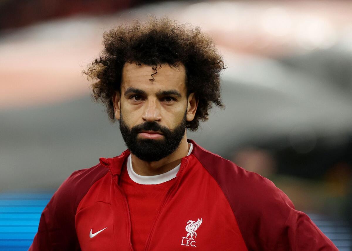 محمد صلاح لاعب ليفربول.  الصورة: رويترز