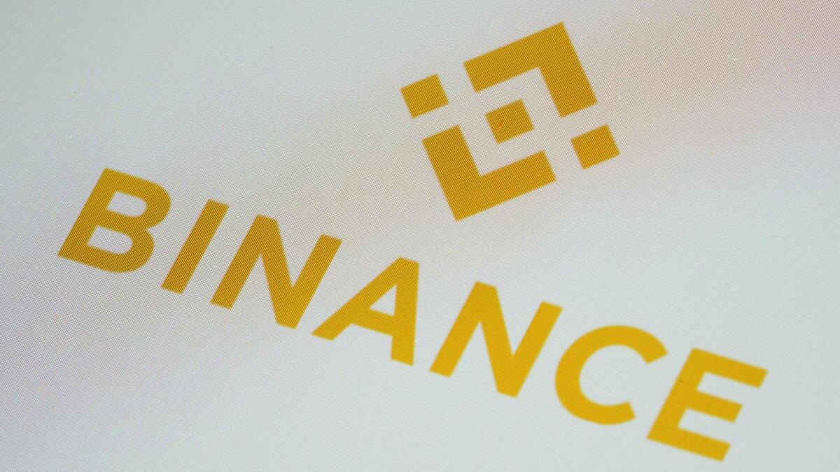 تظهر أيقونة تطبيق Binance على الهاتف الذكي.  — ا ف ب