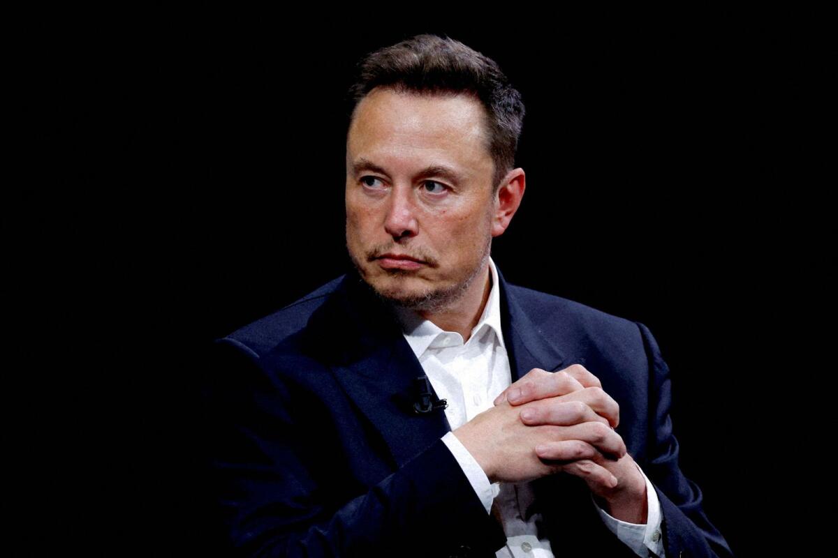 إيلون ماسك، الرئيس التنفيذي لشركة SpaceX وTesla ومالك X. – ملف رويترز