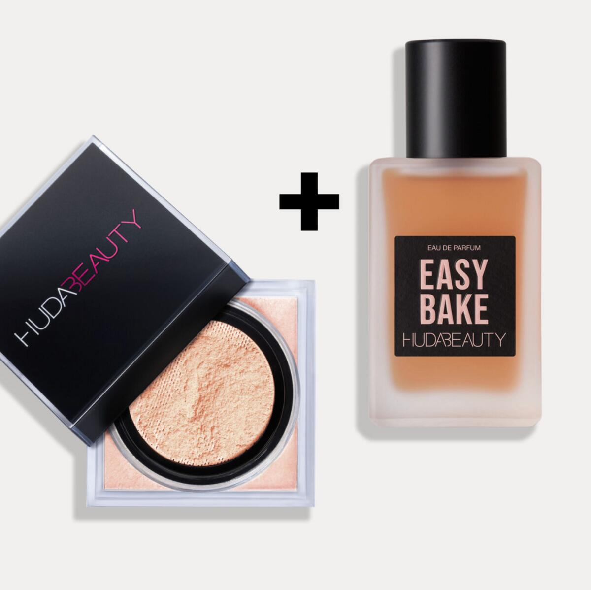 هذا الإصدار المحدود من بودرة Easy Bake Loose Powder &  يعتبر Eau de Parfum duo مثاليًا لجميع محبي المكياج.  هدى بيوتي، 319 درهماً