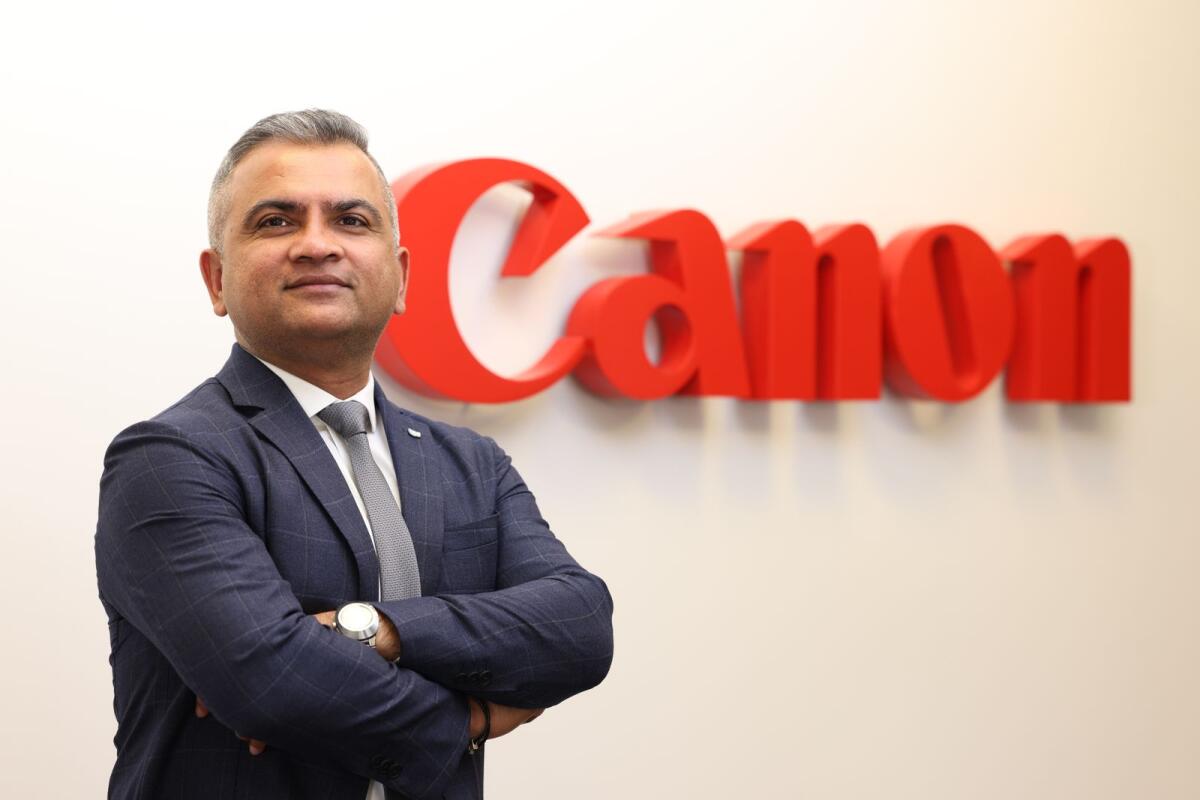 فينكاتاسوبرامانيان (سوبو) هاريهاران، المدير العام لشركة Canon الشرق الأوسط وتركيا.  - الصورة المقدمة