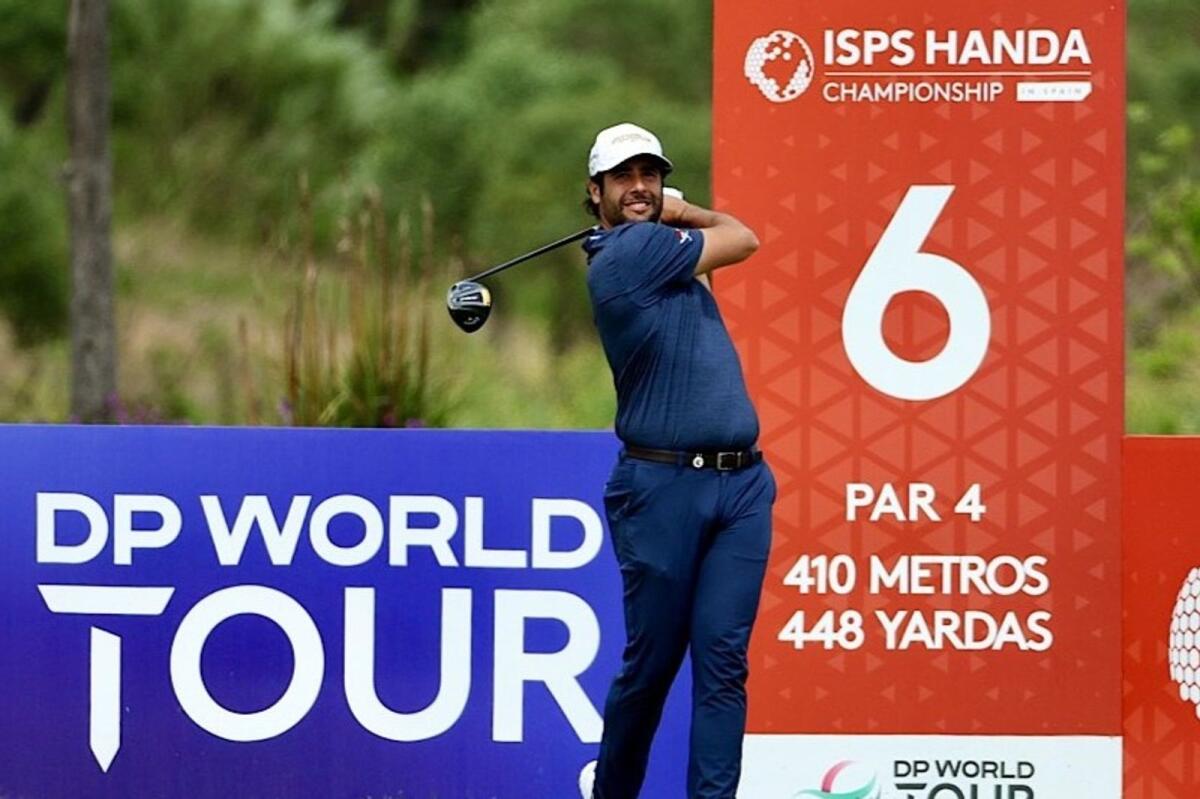 ISPS هي من أكبر الداعمين لرياضة الجولف العالمية - بما في ذلك بطولة DP World Tour. - الصورة المرفقة